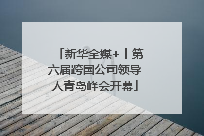 新华全媒+丨第六届跨国公司领导人青岛峰会开幕