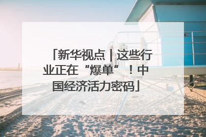 新华视点｜这些行业正在“爆单”！中国经济活力密码