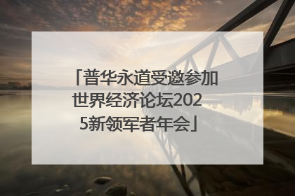 普华永道受邀参加世界经济论坛2025新领军者年会