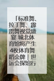 标准舞、拉丁舞、霹雳舞视觉盛宴 城北体育馆将产生4枚体育舞蹈金牌｜世运会探馆行