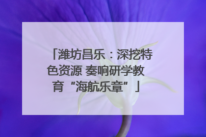 潍坊昌乐：深挖特色资源 奏响研学教育“海航乐章”