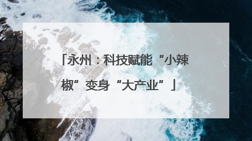 永州：科技赋能“小辣椒”变身“大产业”