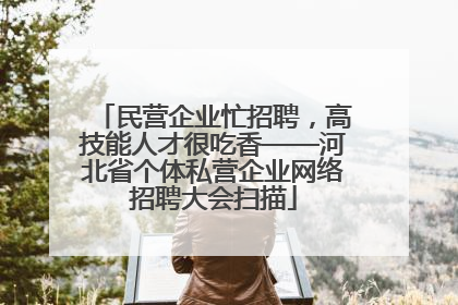 民营企业忙招聘，高技能人才很吃香——河北省个体私营企业网络招聘大会扫描
