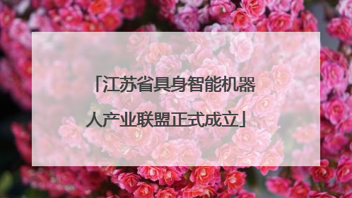 江苏省具身智能机器人产业联盟正式成立