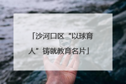 沙河口区“以球育人”铸就教育名片