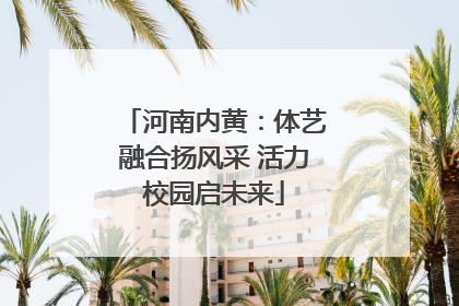 河南内黄：体艺融合扬风采 活力校园启未来