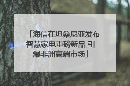 海信在坦桑尼亚发布智慧家电重磅新品 引爆非洲高端市场