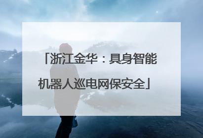 浙江金华：具身智能机器人巡电网保安全