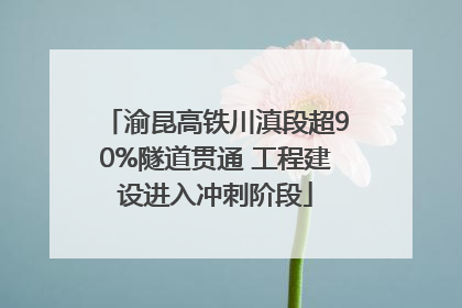 渝昆高铁川滇段超90%隧道贯通 工程建设进入冲刺阶段