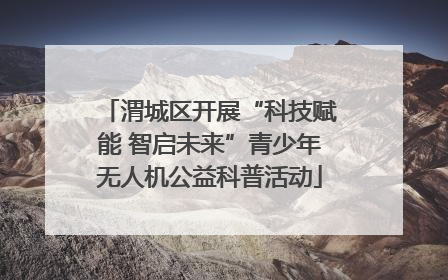 渭城区开展“科技赋能 智启未来”青少年无人机公益科普活动