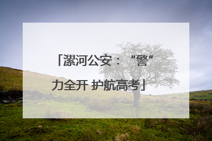 漯河公安：“警”力全开 护航高考