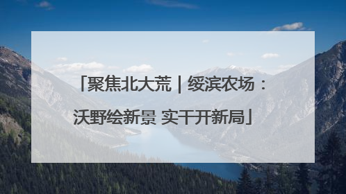 聚焦北大荒｜绥滨农场：沃野绘新景 实干开新局