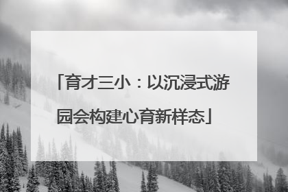 育才三小：以沉浸式游园会构建心育新样态