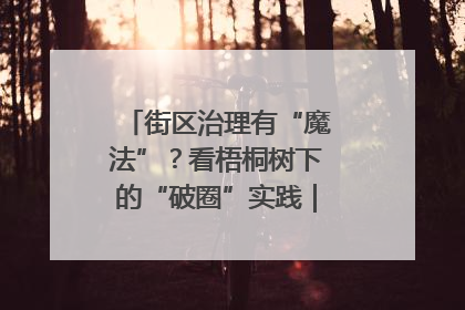 街区治理有“魔法”？看梧桐树下的“破圈”实践｜我在街区当书记
