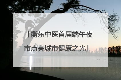 衡东中医首届端午夜市点亮城市健康之光