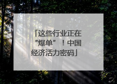 这些行业正在“爆单”！中国经济活力密码
