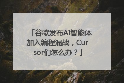 谷歌发布AI智能体加入编程混战，Cursor们怎么办？
