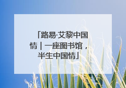 路易·艾黎中国情｜一座图书馆，半生中国情