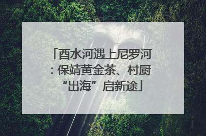 酉水河遇上尼罗河：保靖黄金茶、村厨“出海”启新途