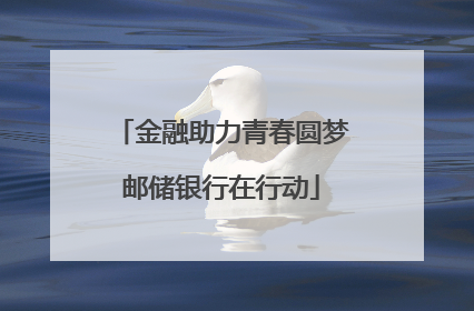 金融助力青春圆梦邮储银行在行动