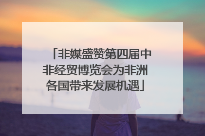 非媒盛赞第四届中非经贸博览会为非洲各国带来发展机遇