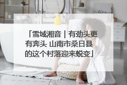 雪域湘音｜有劲头更有奔头 山南市桑日县的这个村落迎来蜕变