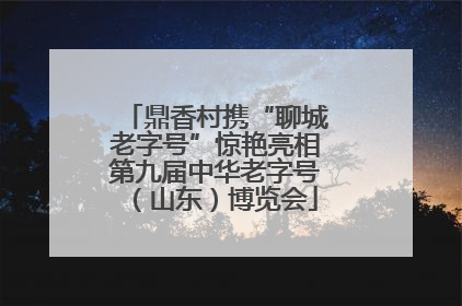 鼎香村携“聊城老字号”惊艳亮相第九届中华老字号（山东）博览会