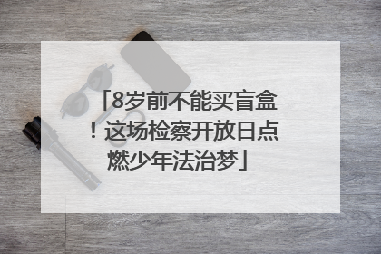 8岁前不能买盲盒！这场检察开放日点燃少年法治梦